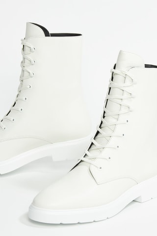 Botines de piel Mckenzee - Blanco