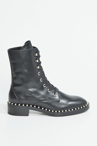 Botines de piel Sondra - Negro