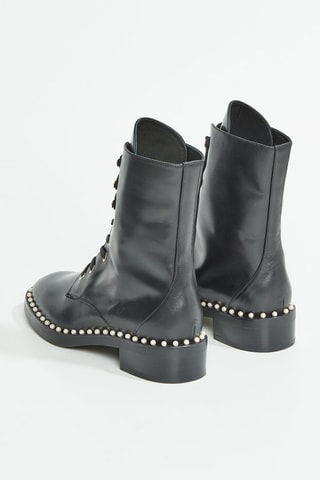 Botines de piel Sondra - Negro