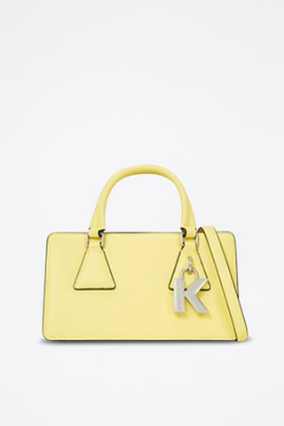 Sac à main en cuir - Jaune