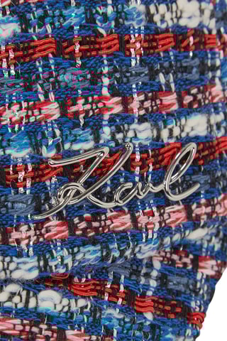 Casquette en tweed - Bleu