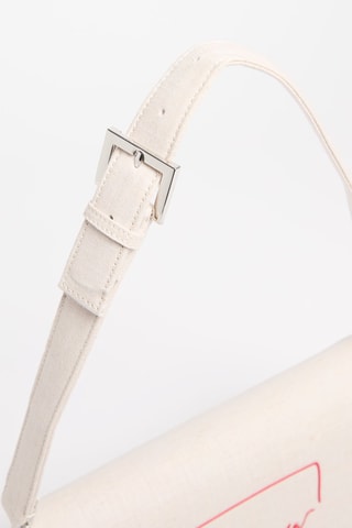 Sac porté épaule en lin - Beige