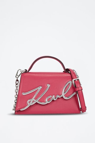 Sac bandoulière en cuir - Rose