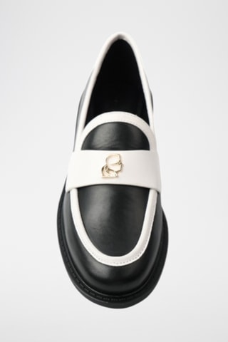 Mocassins en cuir - Noir