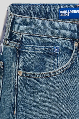 Jean relaxed en coton biologique - Bleu cobalt