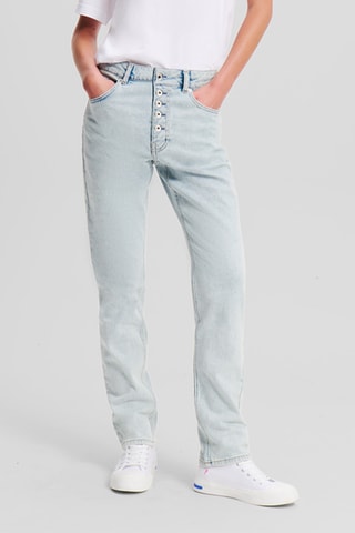 Jean en coton biologique - Bleu clair