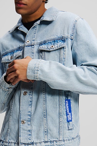 Veste en jean et coton biologique - Bleu