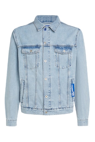 Veste en jean et coton biologique - Bleu