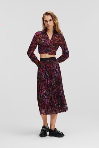 Chemisier court en coton biologique - Noir