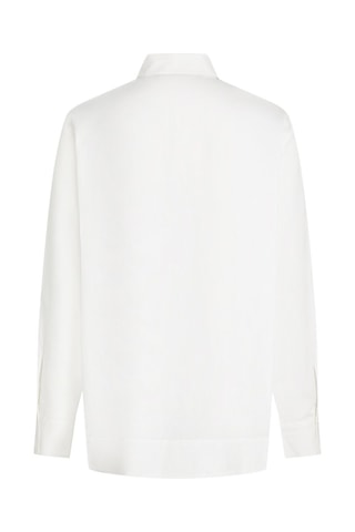 Chemisier en coton biologique - Blanc