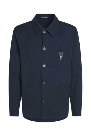 Surchemise oversize - Bleu marine