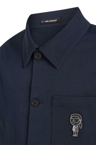 Surchemise oversize - Bleu marine