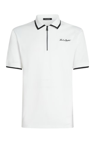 Polo en coton biologique - Blanc