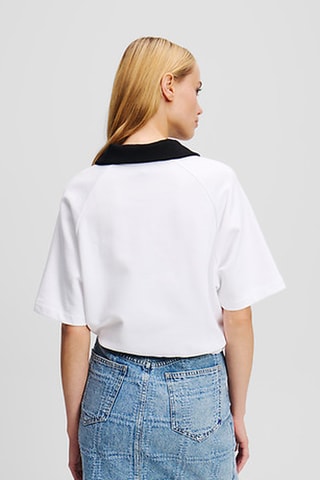 Polo en coton biologique - Blanc