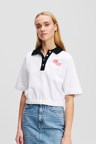 Polo en coton biologique - Blanc