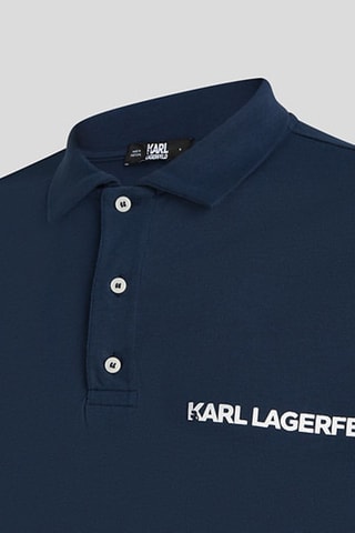 Polo en coton biologique - Bleu marine