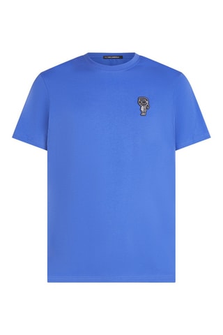 T-shirt en coton biologique - Bleu