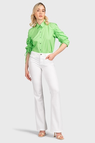 Chemisier en coton biologique - Vert clair