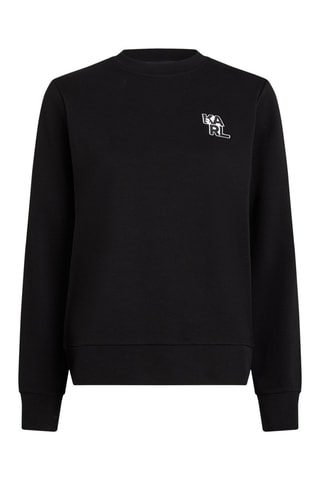 Sweat en coton biologique - Noir