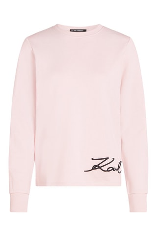 Sweat en coton biologique - Rose
