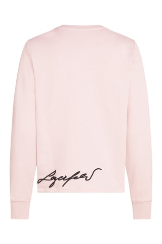 Sweat en coton biologique - Rose
