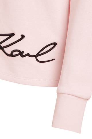 Sweat en coton biologique - Rose