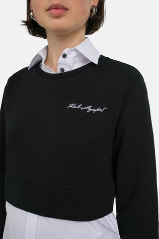 Sweat en coton biologique - Noir