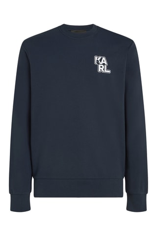 Sweat en coton biologique - Bleu marine