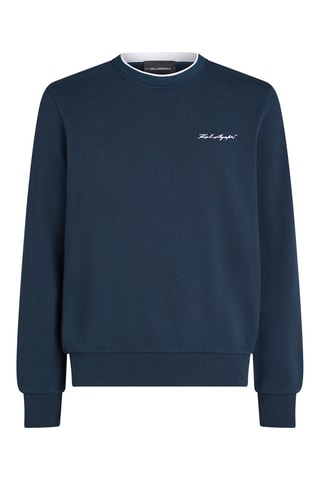 Sweat en coton biologique - Bleu marine