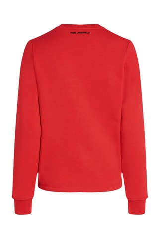 Sweat en coton biologique - Rouge