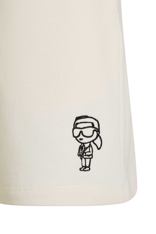 Short en coton biologique - Ecru