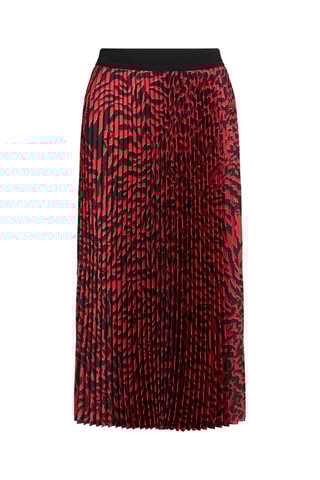 Jupe plissée - Rouge