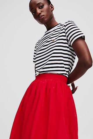 Jupe trapèze - Rouge