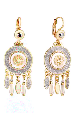 Boucles d'oreilles Melis - Doré et argenté