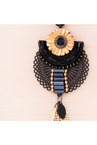 Pendientes bañados en oro fino amarillo