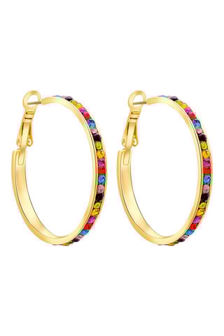 Créoles dorées à l'or fin jaune