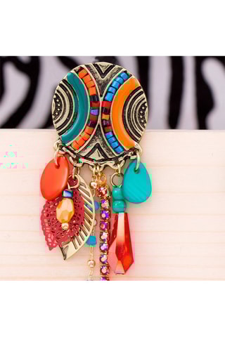 Boucles d'oreilles dorées l'or fin jaune Ayutis