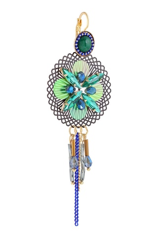 Boucles d'oreilles dorées l'or fin jaune Maposol