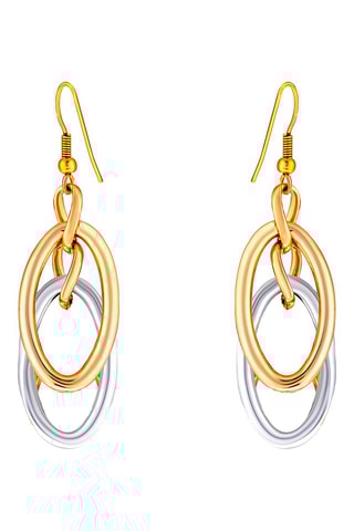 Boucles d'oreilles Chains Simple - Doré et argenté