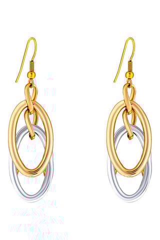 Boucles d'oreilles Chains Simple - Doré et argenté