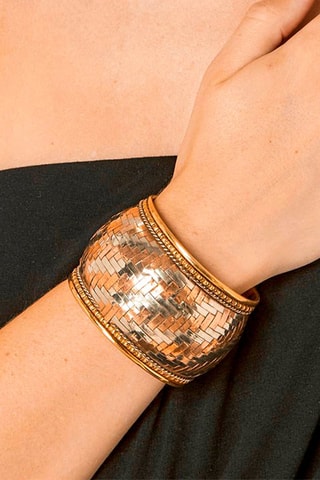 Jonc doré à l'or fin jaune Kamandosa