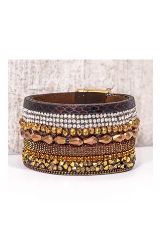 Bracelet - 
Marron