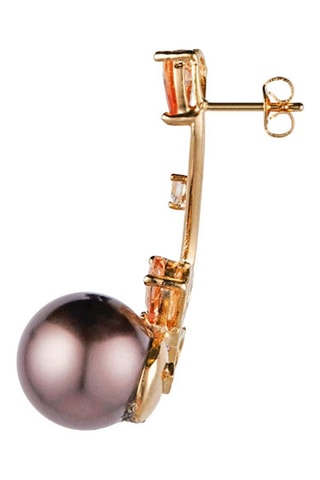 Parure dorée à l'or fin jaune Océane - Zircons