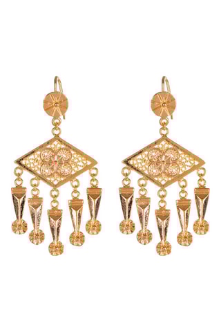 Parure dorée à l'or jaune Osiris