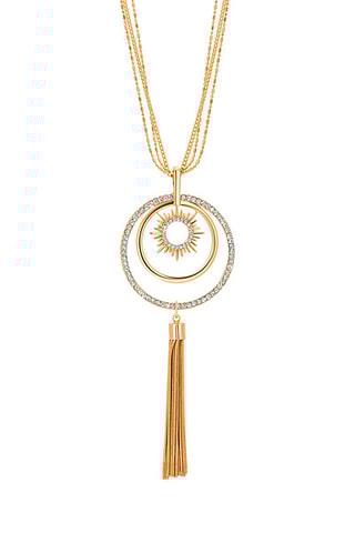 Sautoir doré à l'or fin jaune Suniverse