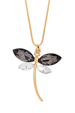 Sautoir doré à l'or fin jaune Dragonfly