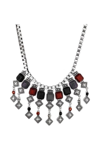 Collier doré à l'or fin blanc Gyptia