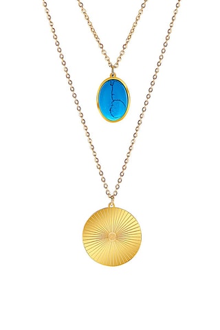 Collier doré à l'or fin jaune