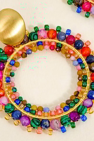 Créoles dorées à l’or fin jaune Stones River