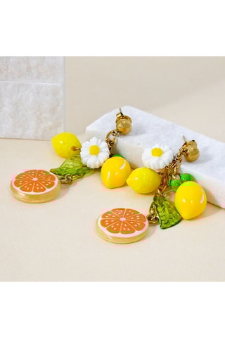 Boucles d’oreilles dorées à l’or fin jaune Mentoni